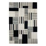 Laagpolig vloerkleed Radical III textiel - Lichtgrijs/antracietkleurig - 120 x 170 cm