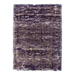 Hoogpolig vloerkleed Crown kunstvezels - Lila/crème - 160 x 230 cm