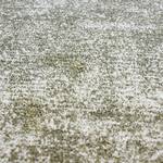 Laagpolig vloerkleed Etna kunstvezels - Olijfgroen/wit - 160 x 230 cm