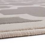 Laagpolig vloerkleed Manolya kunstvezels - Lichtbeige/Modder - 160 x 230 cm