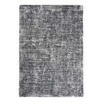 Laagpolig vloerkleed Etna kunstvezels - Zwart/wit - 160 x 230 cm