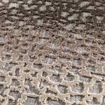 Laagpolig vloerkleed Mombaca kunstvezels - crèmekleurig/taupe - 160 x 230 cm