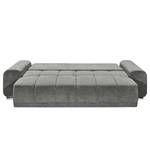 Canapé convertible Mimet Microfibre - Microfibre Ranu: Gris foncé