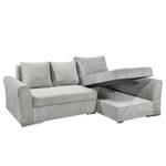 Ecksofa Cassino Microfaser - Microfaser Ranu: Silber