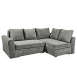 Canapé d’angle Cassino Microfibre - Microfibre Ranu: Gris foncé