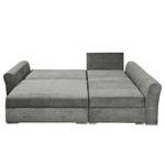 Canapé d’angle Cassino Microfibre - Microfibre Ranu: Gris foncé