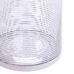 Zylinder Stripes Glas - Matt - Höhe: 20 cm