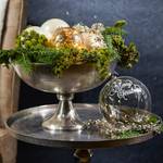 LED-Baumkugel Merry Christmas Glas - Transparent