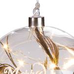 LED-kerstbal Merry Christmas glas - transparant