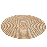 Tapis Ethno Fibres naturelles - Beige / Blanc