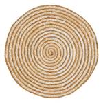 Tapis Ethno Fibres naturelles - Beige / Blanc