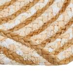 Tapis Ethno Fibres naturelles - Beige / Blanc