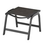 Tabouret de jardin Granada Aluminium / Tissu -  Anthracite