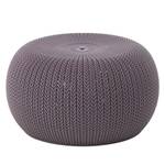 Ensemble de pouf Junin (3 éléments) matière plastique - Violet foncé