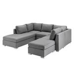 Loungesofa Lavi Webstoff  - Grau