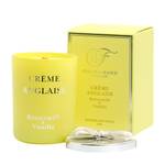 Bougie parfumée Crème Anglaise Verre - Jaune - 250 g