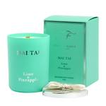 Bougie parfumée Mai Tai Verre - Vert - 250 g