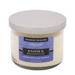 Bougie parfumée Juniper & Rosewood Verre - Blanc - 418 g