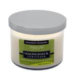 Bougie parfumée Lemongrass & Coriander Verre - Blanc - 418 g