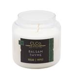 Bougie parfumée Balsame Thyme Verre - Blanc - 396 g
