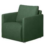 Fauteuil Thrall I Tissu structuré - Vert