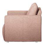 Fauteuil Thrall I Tissu structuré - Rose clair