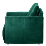 Fauteuil Thrall II fluweel - Antiek groen