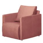 Fauteuil Thrall II Velours - Rose vieilli