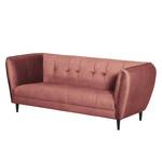 Sofa Sealy (3-Sitzer) Samt - Altrosa