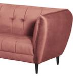 Sofa Sealy (3-Sitzer) Samt - Altrosa