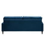 3-Sitzer Sofa Bethania mit Rollen Samt - Dunkelblau