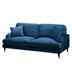 2-Sitzer Sofa Bethania mit Rollen Samt Pauno: Blau