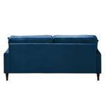 2-zits Bank Bethania met rollen Velours Pauno: Blauw