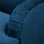 2-Sitzer Sofa Bethania mit Rollen Samt Pauno: Blau