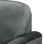 3-Sitzer Sofa Bethania mit Rollen Samt - Samt Pauno: Grau