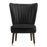 Fauteuil Sunlands Velours - Noir