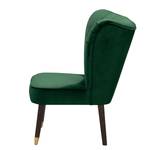 Fauteuil Sunlands fluweel - Donkergroen