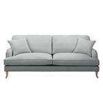 3-Sitzer Sofa Bethania mit Rollen Webstoff - Webstoff Polia: Platin