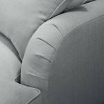 3-Sitzer Sofa Bethania mit Rollen Webstoff - Webstoff Polia: Platin