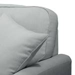 2-Sitzer Sofa Bethania mit Rollen Webstoff Polia: Platin