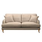 2-Sitzer Sofa Bethania mit Rollen Webstoff Polia: Cappuccino