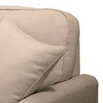 2-Sitzer Sofa Bethania mit Rollen Webstoff Polia: Cappuccino