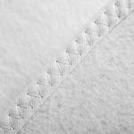 Matratzenauflage Camp Hill Premium Baumwollstoff - Weiß - 200 x 220 cm