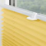 Store plissé Klemmfix Tissu - Jaune - Jaune - 75 x 130 cm