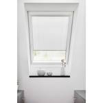 Dachfenster Plissee Haftfix Webstoff - Weiß - 59 x 100 cm