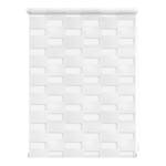 Store enrouleur Arena Tissu - Blanc - Blanc - 45 x 150 cm