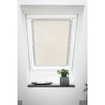 Dachfenster Sonnenschutz Haftfix Webstoff - Ivory - 94 x 97 cm