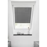 Store velux plissé Haftfix Tissu - Gris - Gris - 59 x 122 cm