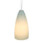 LED-hanglamp Gibbons Melkglas/roestvrij staal - 1 lichtbron - Aantal lichtbronnen: 1