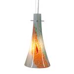 LED-Pendelleuchte Romeree Kristallglas / Edelstahl - 1-flammig - Flammenanzahl: 1